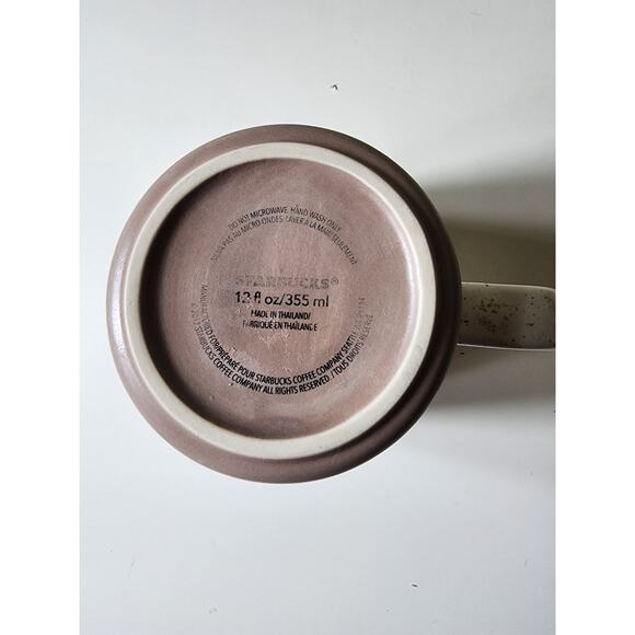 STARBUCKS Ceramic Speckled 2017 Coffee Tea 12oz Mug - Picture 7 of 7